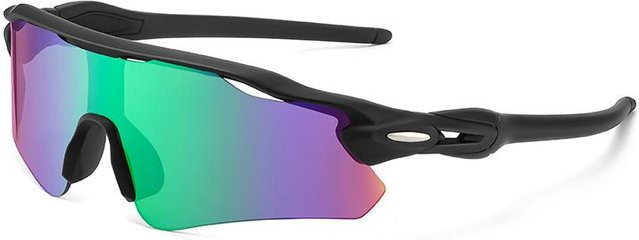 Sonnenbrille für Herren, Vollrand, grün, multicolour - Bild 1