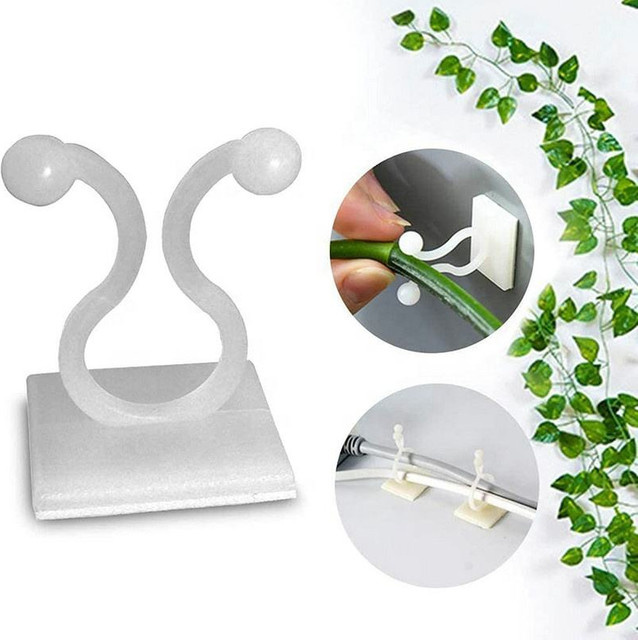 Pflanzen-Clips zur Unterstützung von Kletterpflanzen und Rankgewächsen für die Gartendekoration - Bild 1