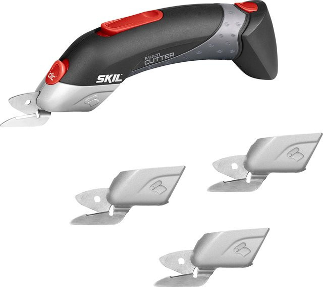 Skil Akku Multi-Cutter 2900 AJ Schneidwerkzeug in Schwarz mit 4 Scherenköpfen und 1 Akku - Bild 1