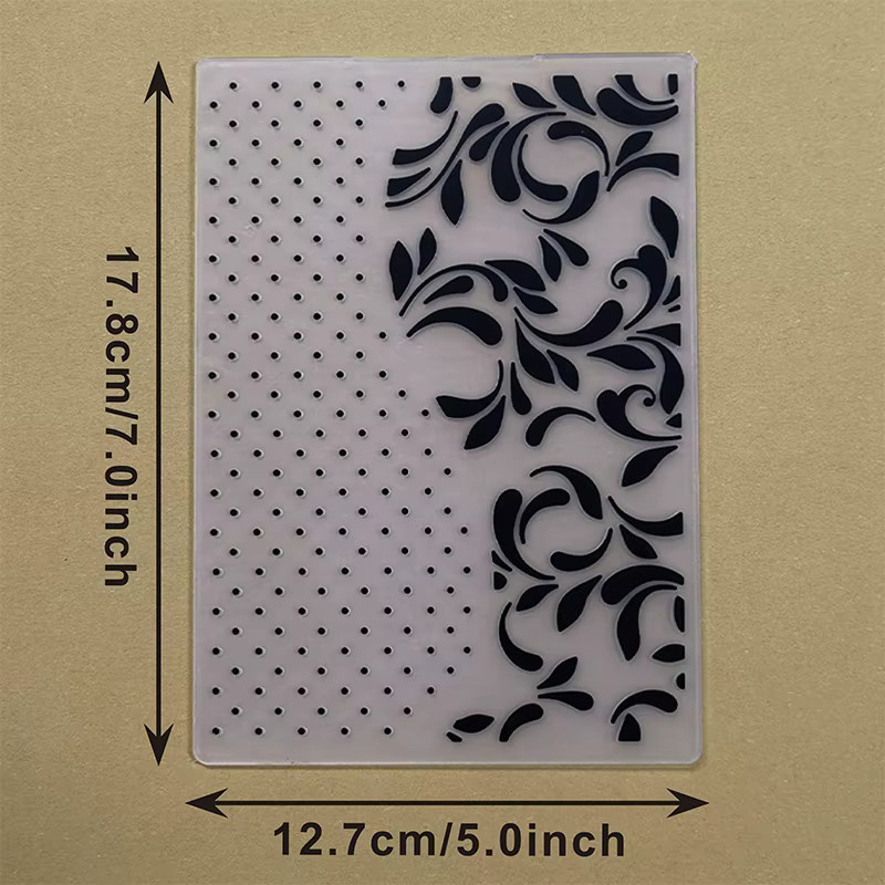 Geprägter Ordner mit elegantem Muster-Rückwand-Design aus Kunststoff für DIY-Projekte und Sammelalben - Bild 3