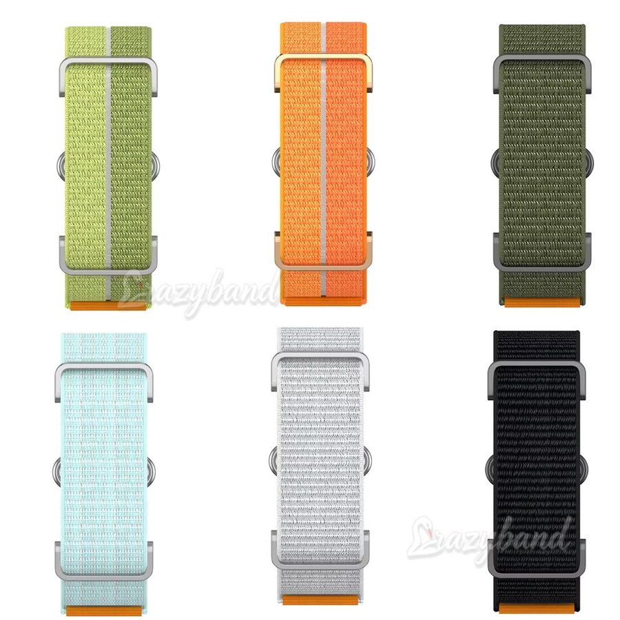 Crazyband Uhrenarmband Nylon, Schwarz, Unisex - Bild 5