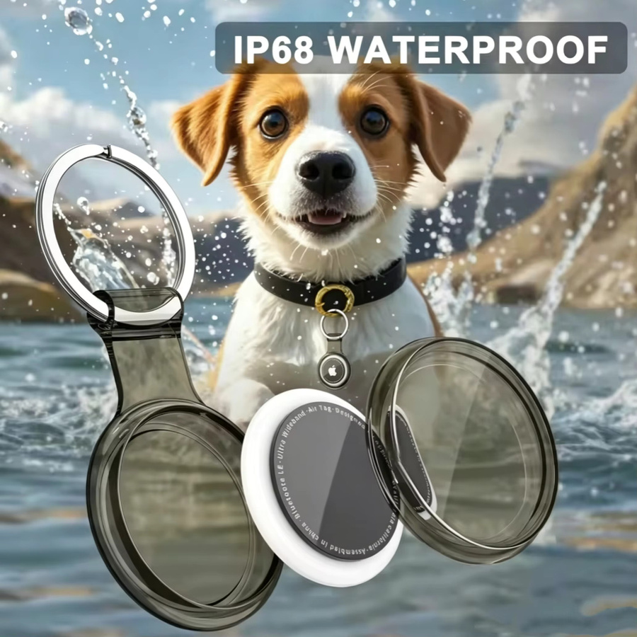 GITFOS Airtag-Halterung für Apple AirTag aus wasserdichtem TPU-Material in Grün - Bild 2