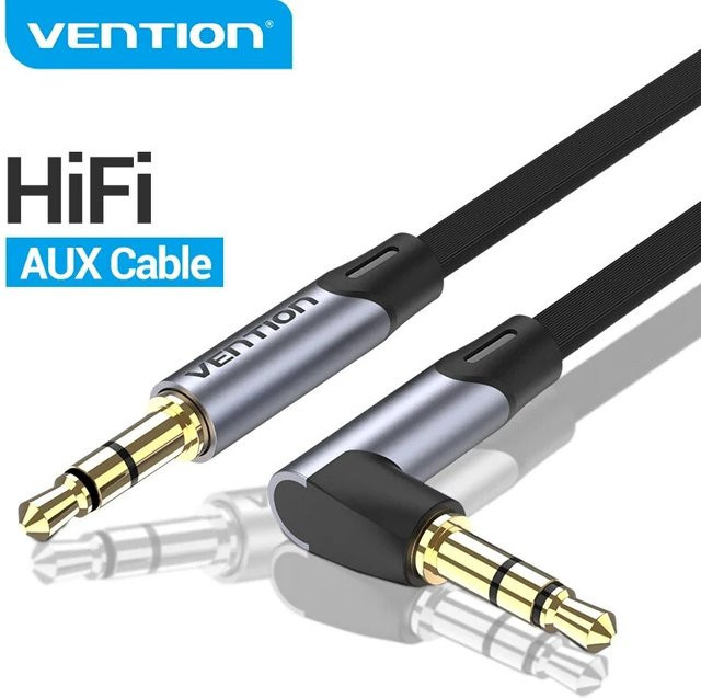 Vention Aux-Kabel 3,5 mm Jack auf 3,5 mm Jack in Schwarz - Bild 1
