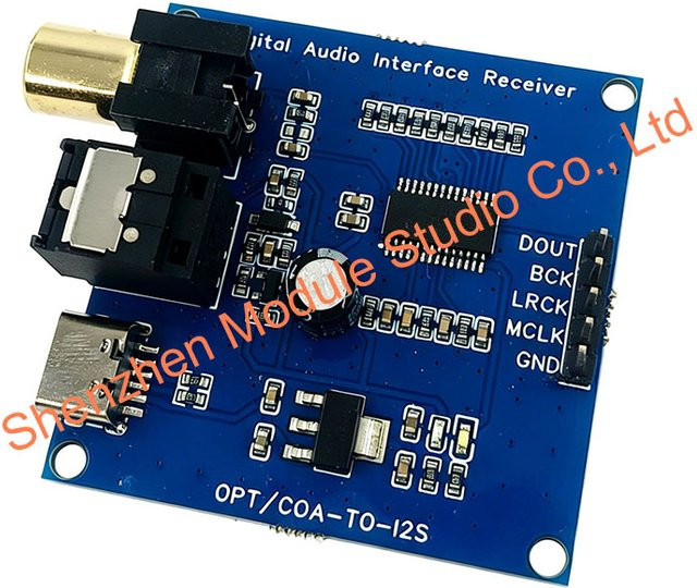 CS8416 SPDIF-Empfängermodul Optisch Koaxial zu I2S IIS Konverter-Board Digitale Audio-Schnittstelle Adapter 24-Bit 192kHz - Bild 1