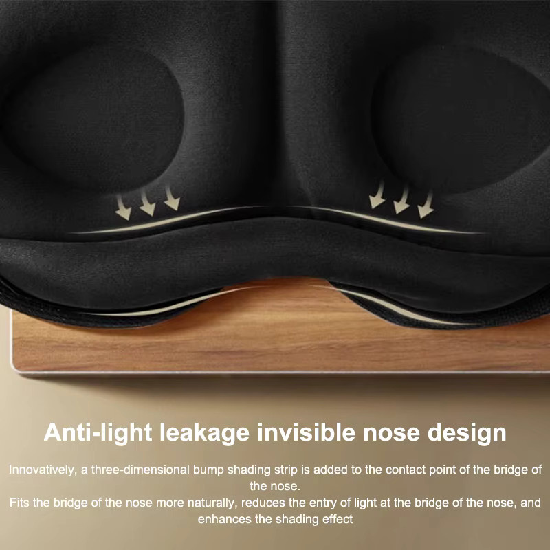 3D-Verdunkelungs-Schlafmaske, Augenmaske, Unisex - Bild 4