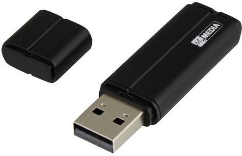 MyMEDIA USB 2.0 Flash Drive USB-Stick 16GB Schwarz USB-A - Bild 1