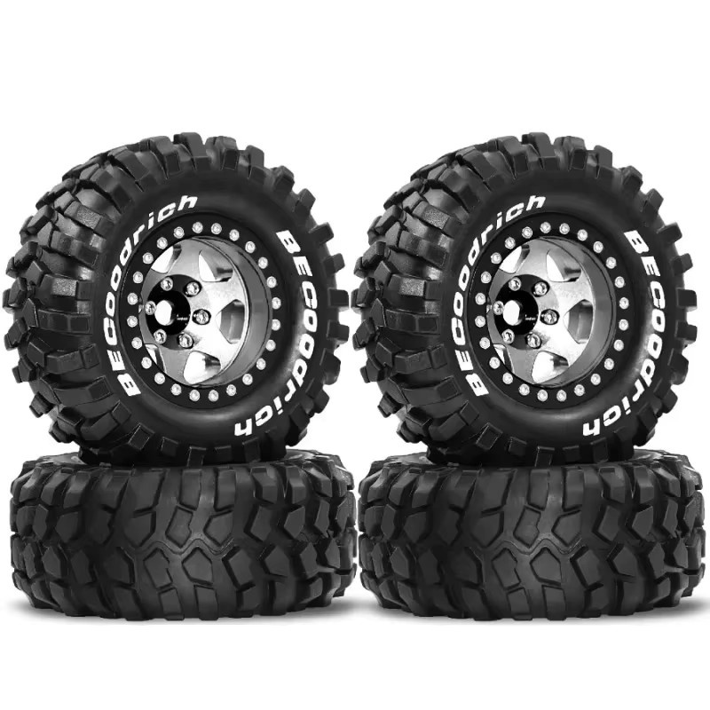 Semalam Metall-Tiefbettfelgen mit Beadlock, 4-teiliges Set, 1:10, Schwarz - Bild 1