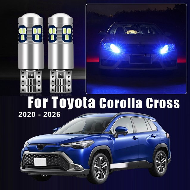 YaLumei T10 W5W LED-Lampen für Toyota Corolla Kreuz XG10, 2 Stück Parkleuchten Zubehör - Bild 1