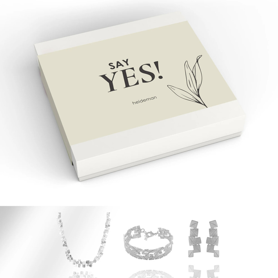 Heideman Geschenkbox Silber, M - Bild 1
