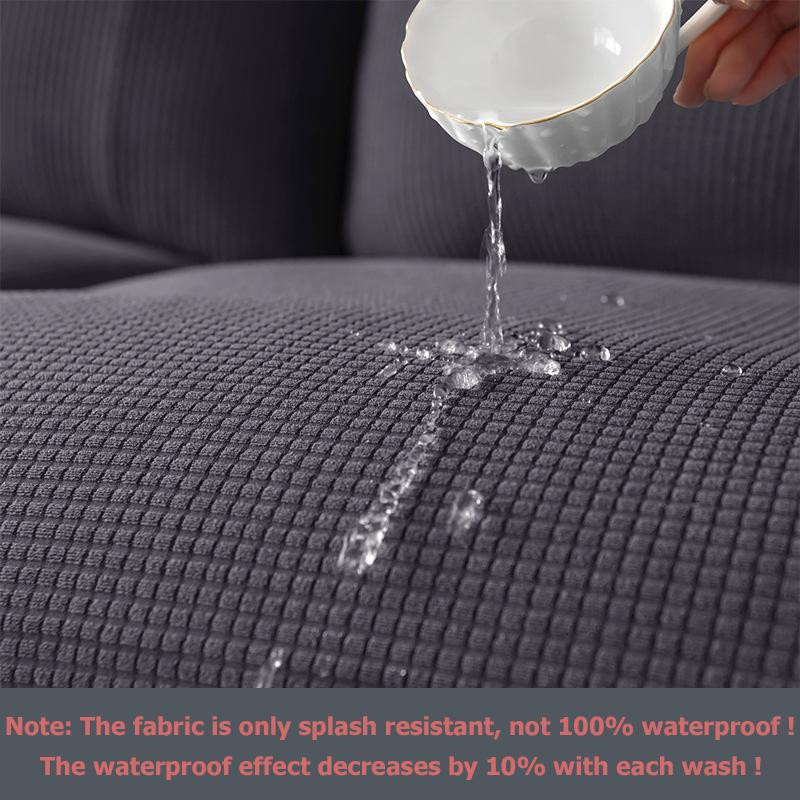 Wasserdichte und elastische Jacquard Stuhlbezüge für Esszimmerstühle in Weißer Regen - Bild 3