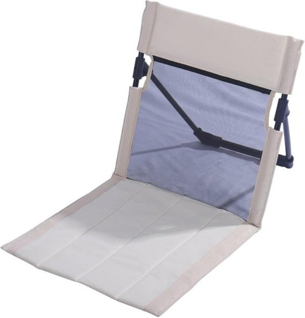 Fengleek Klappstuhl mit Netz-Rückenlehne aus Oxford-Stoff und Textilene für Garten und Strand, Schwarz, Beige, Grün, Braun - Bild 1