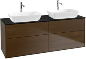 V&B Waschtischunterschrank Finion in Walnut Veneer, B/T/H: 160 x 50,1 x 60 cm - Bild 1