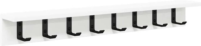 vidaXL Wandmontierter Nachttisch in Weiß, modern, B/T/H: 80 x 10,5 x 10,5 cm - Bild 1