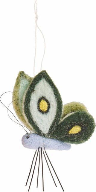 Rico Design Aufhänger Schmetterling aus Filz in Hellblau - Bild 1