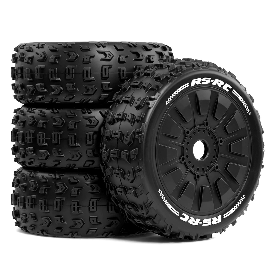 RS RC Buggy Reifen und Räder, 1:8, Schwarz, Gummi - Bild 5