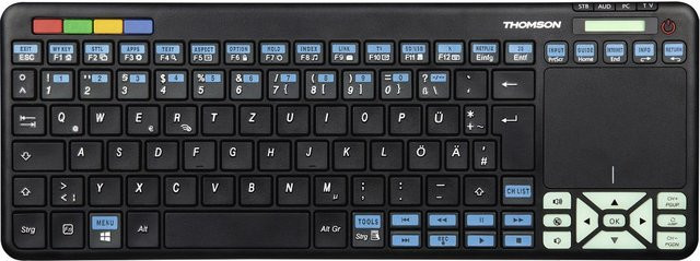 Thomson ROC3506 4in1 Universal-Smart-TV Fernbedienung in Schwarz - Bild 1