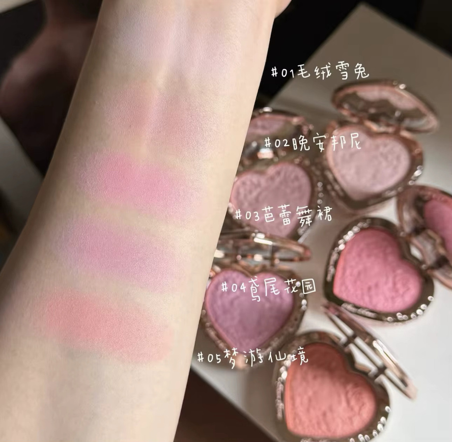 Flower Knows Bonnie Garden Rouge Palette, Matt, Puder - Bild 2