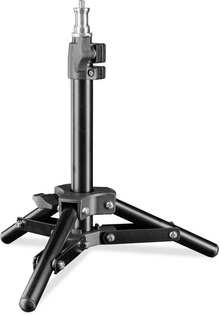 Walimex Pro Lampenstativ Schwarz für Fotostudio Höhe: 40 cm - Bild 1