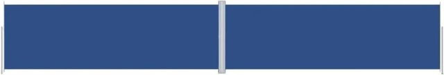 Ausziehbare Seitenmarkise von furnicato in Blau mit automatischer Funktion, B/H: 1200 x 200 cm - Bild 1