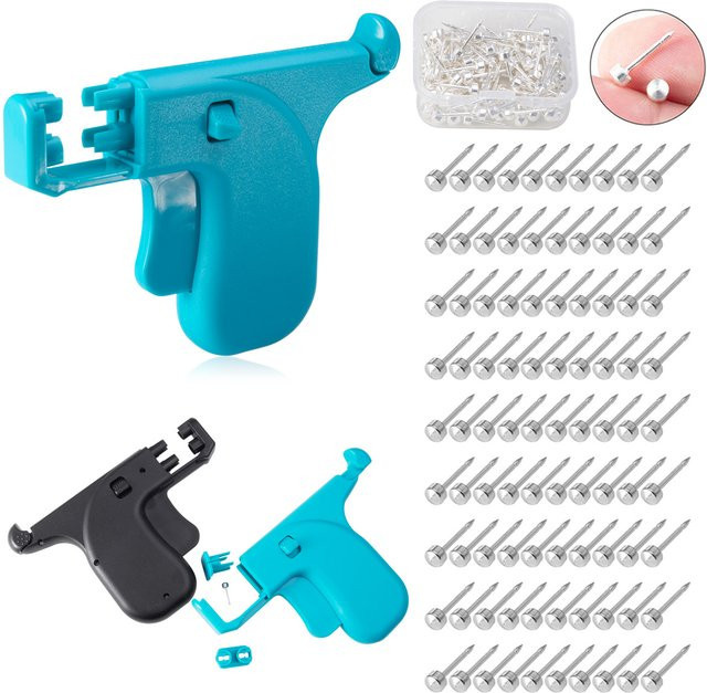 HONGTU BOBY JEWELRY Ohr Piercing Gun Kit, Edelstahl, Unisex - Bild 1