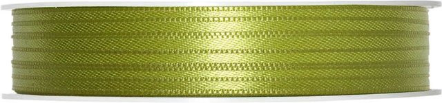 Halbach Satinband aus Polyester, Hellgrün, Breite: 0,3 cm, Länge: 10 m - Bild 1