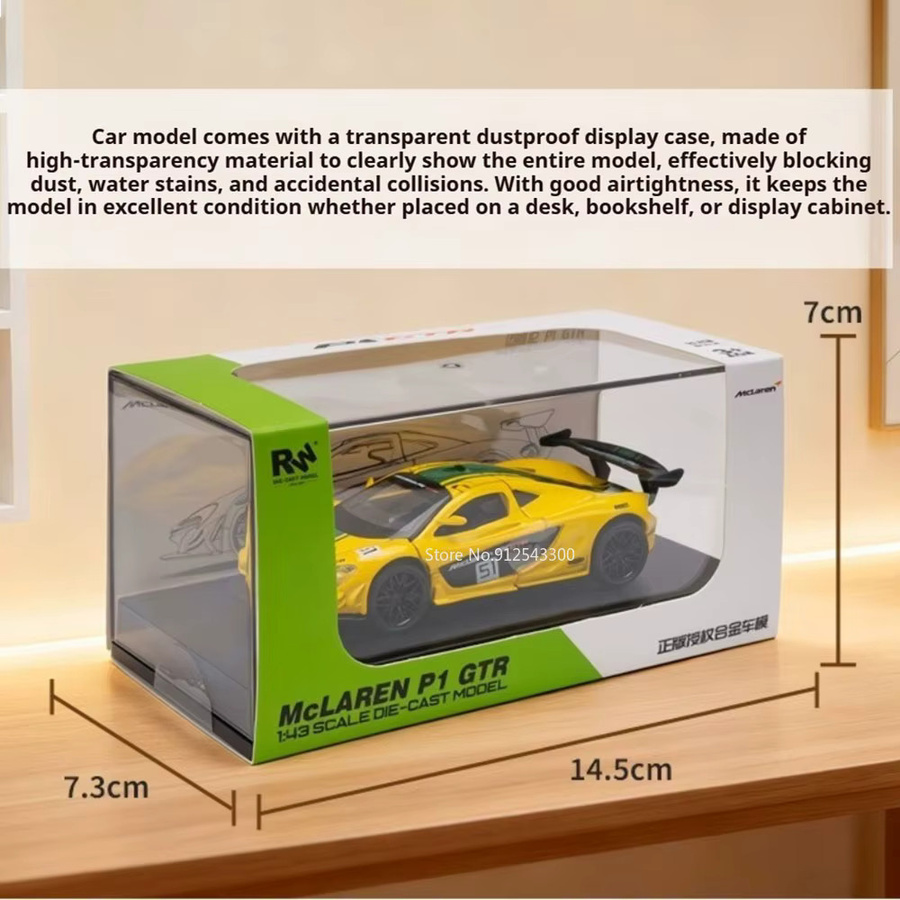 RMZ city P1 GTR Automodell, 1:43, Metall, Gummireifen, Türen zum Öffnen - Bild 5