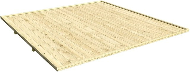 Weka Gartenhaus Fußboden für Batu und Stella/Nika 1,5 in Natur, B: 250 cm, T: 200 cm - Bild 1