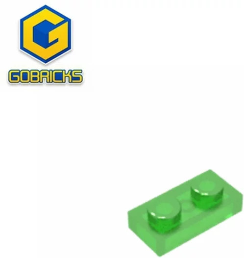Gobricks GDS-502 Platte 1x2, DIY-Baustein, 6.225 Teile - Bild 1