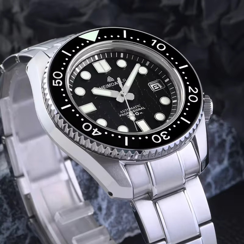 HEIMDALLR Taucheruhr, Automatik, Edelstahl, Keramik, Saphirglas, Herren - Bild 4