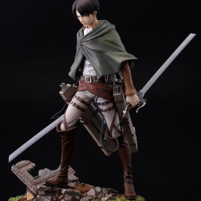 Bandai Attack on Titan Levi Ackerman Kapitän, Figur, 20cm, Bunt / Mehrfarbig - Bild 1