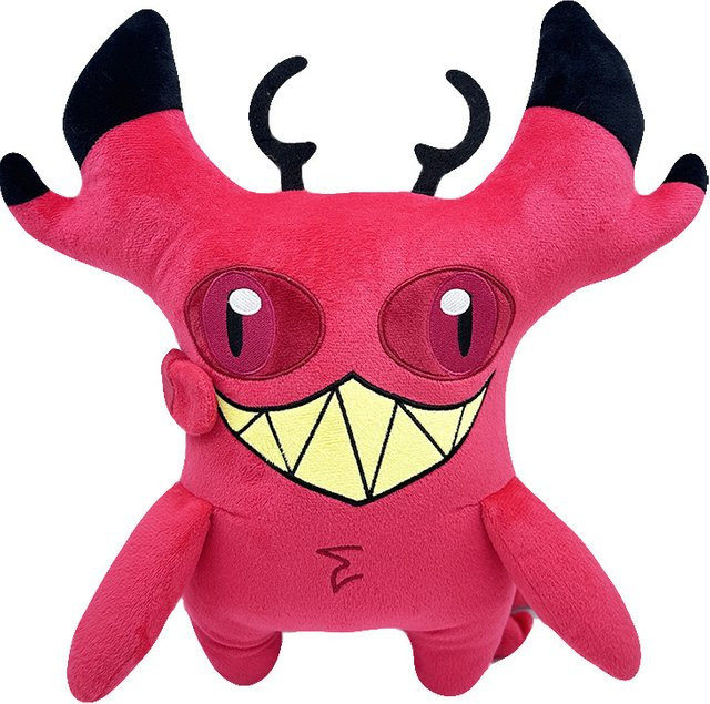 SHAN JI X Verfluchte Katze Alastor Plüsch, Fantasy, Rot, 25cm - Bild 1