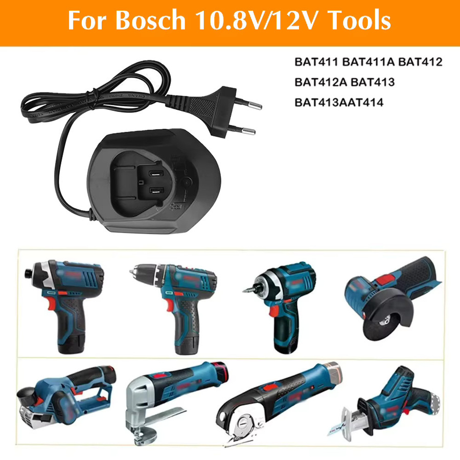 Bosch GAL1130CV Akkuladegerät für Li-Ionen Akkus 10,8V und 12V in Schwarz - Bild 4