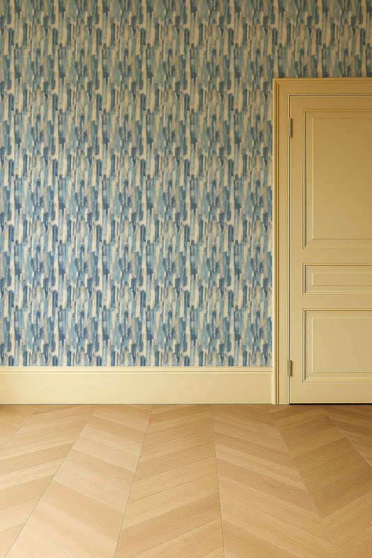 Clarke & Clarke Wallpaper Cityscape Ink – Moderne Vlies Tapete in Blau mit abstraktem City-Design - Bild 4
