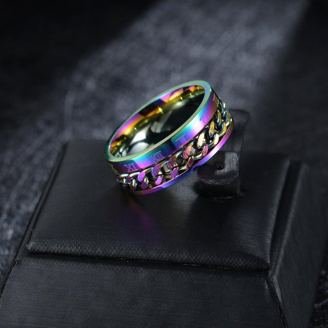 Boboman Ring Edelstahl, Spinnerring, Herren - Bild 1