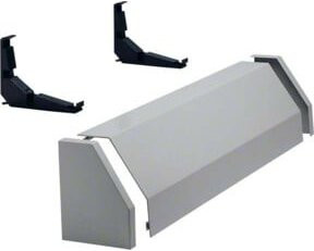 Hager Kabelrangierkanal 2-feldig in Grau, L x B x H: 55 x 19 x 15 cm - Bild 1