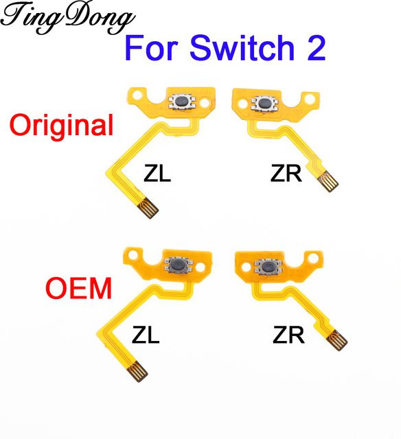 Original Nintendo Switch ZR ZL Tastenbandkabel OEM Reparaturteil für die Konsole - Bild 1