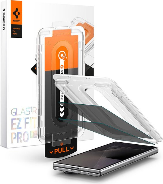 Spigen GlastR EZ FIT Pro HD Privacy Außenschutzfolie für Samsung Galaxy Z Fold8 Ultra F976, gehärtetes Glas, transparent, 2er-Set - Bild 1