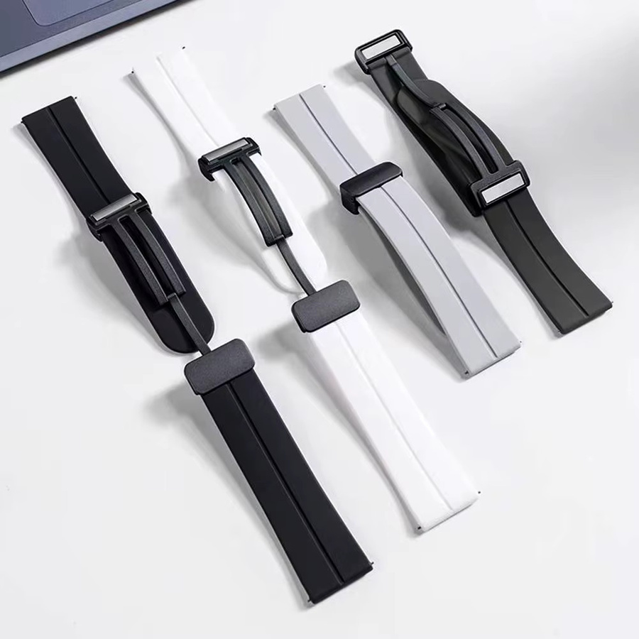 Xiaomi Uhrenarmband Silikon, magnetische Schnalle, 22 mm, Unisex - Bild 4