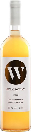 Stakhowsky W Orange Wine Chardonnay, 2022, Ukraine, trocken, 12,5 %, 0,75 l