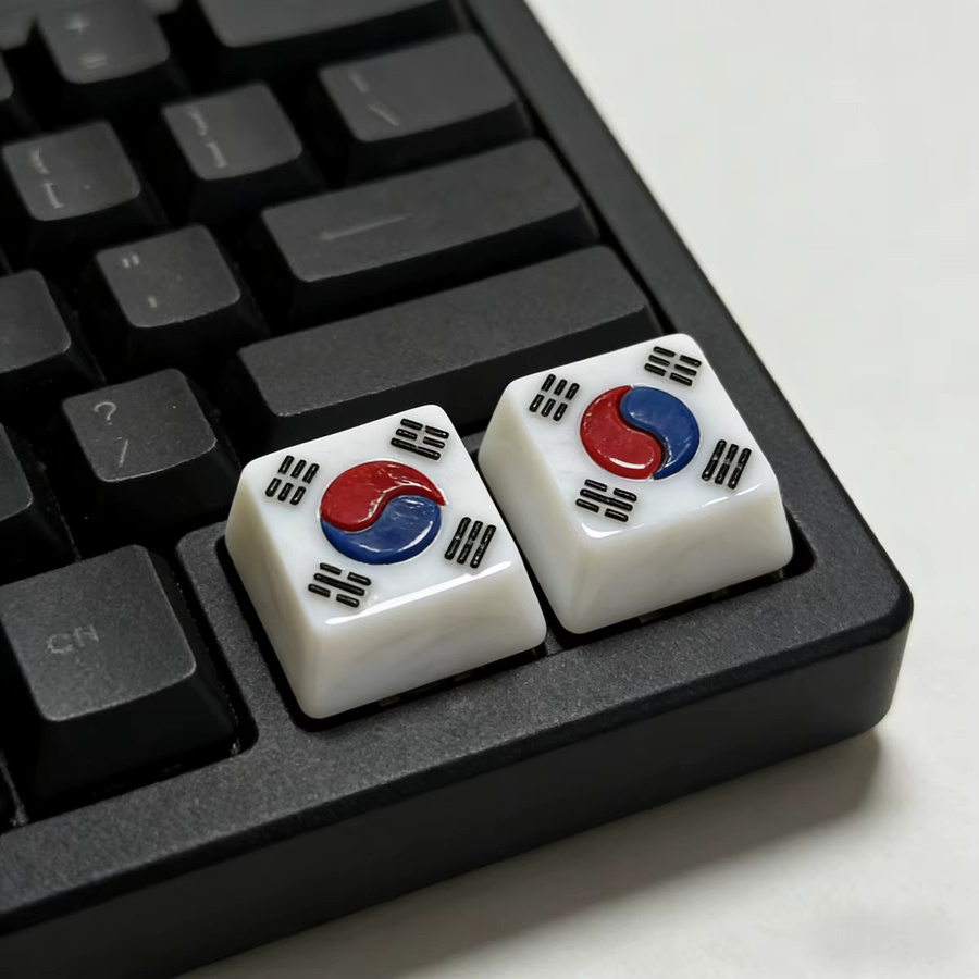 Krean Frag Style Tastenkappe für mechanische Tastaturen in Weiß - Bild 2