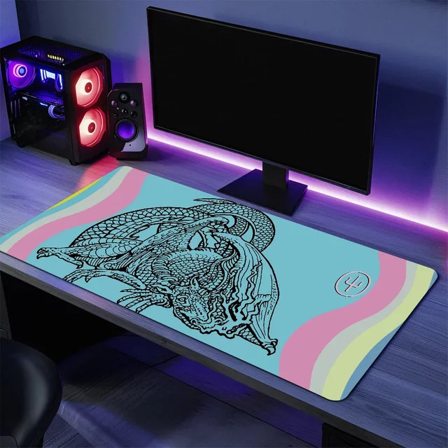 T-Twenty Mauspad Lockedge rutschfest und verdickt in Multicolour für Office, Gaming und Studium - Bild 1