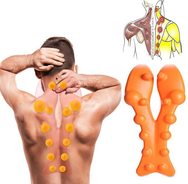 BOTQTOW Trapez-Massagegerät, Orange - Bild 1