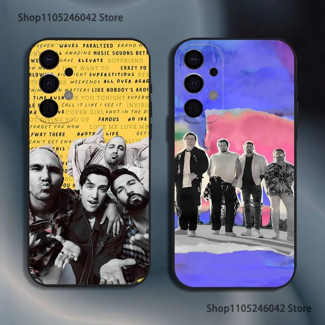 Big Time Rush BTR Handyhülle für Samsung Galaxy S25 S24 S23 S22 S21 S20 Ultra Plus FE Lite 5G in Schwarz - Bild 1