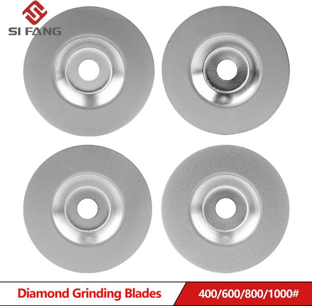 2er-Set SI FANG Diamant-Schleifscheiben für Winkelschleifer, Körnung 400/600/800/1000 - Bild 1