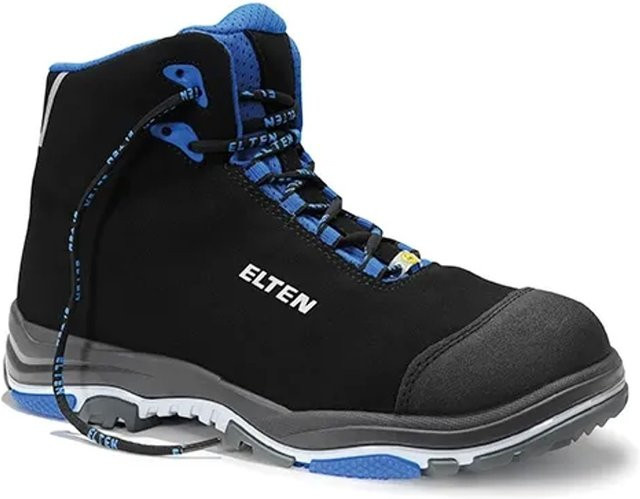 Elten Sicherheitsschnürstiefel Impulse Ea Blue Mid ESD S2 in Blau und Schwarz, Größe 43 - Bild 1