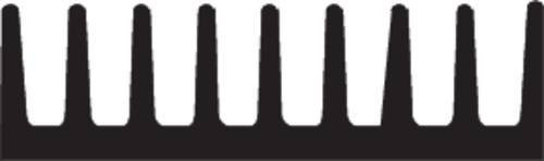 Fischer Elektronik ICK 40 B Kühlkörper Schwarz, L x B x H: 51 x 19 x 4,8 mm, 8.5 K/W, passend für DIL-14 bis DIL-26 - Bild 1