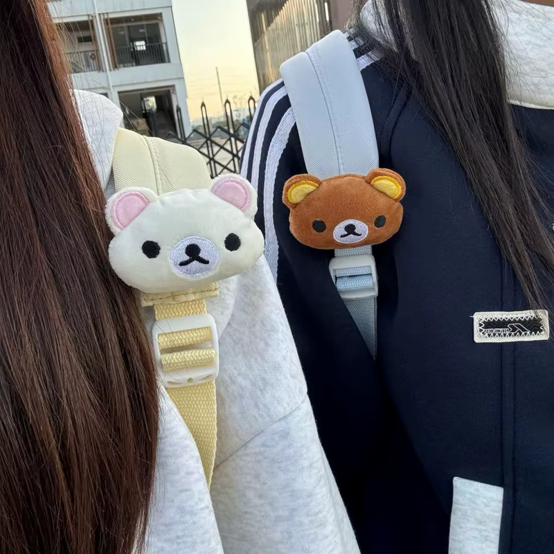 Bandai Rilakkuma Plüschbär Schlüsselanhänger, Braun - Bild 2
