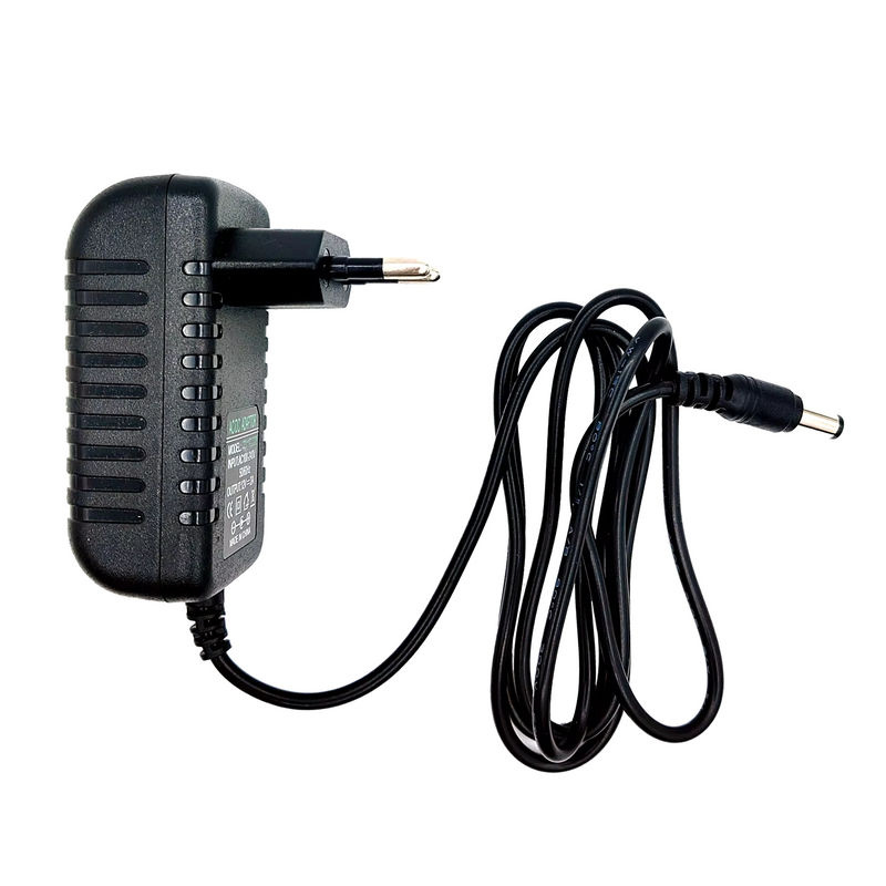 JIENUO Netzteil DC 12V 2A mit Barrel Plug, schwarzer Stromversorgung Adapter Konverter für Kamera, DVR und LED - Bild 6