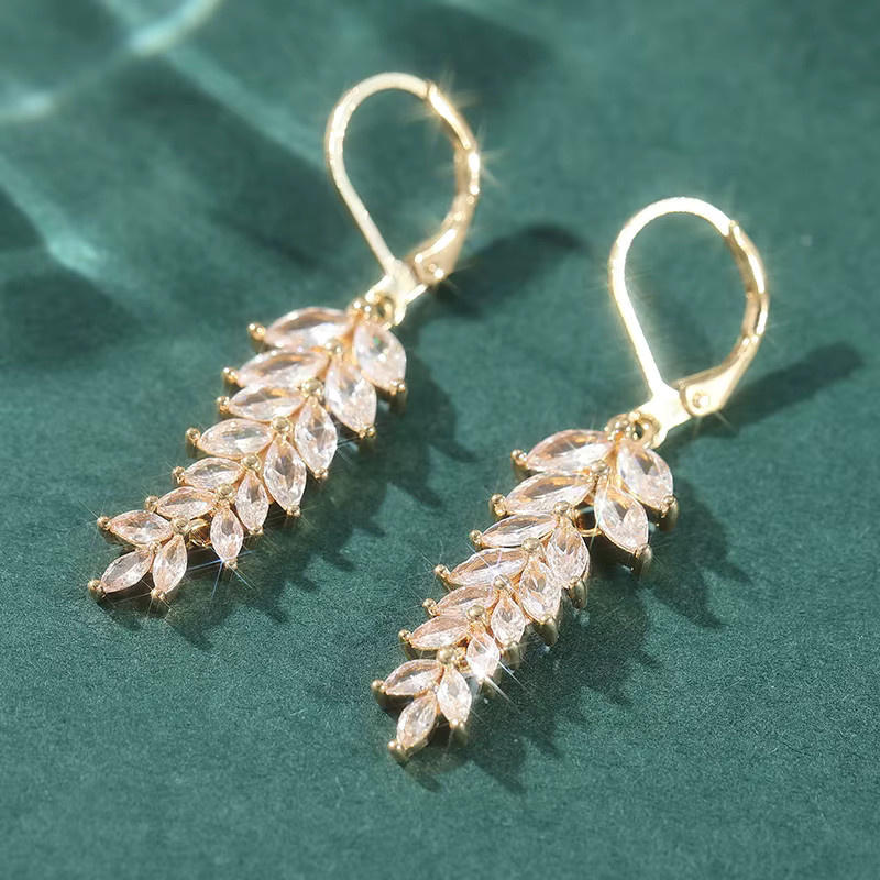 YoYo Ohrringe, Zirkonia, Gold, Damen - Bild 3