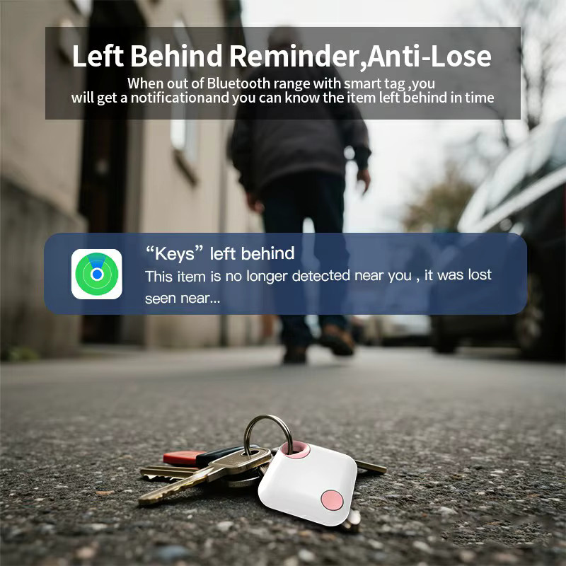 Wesense Smart Tag USB-C Tragbarer Langstrecken-Tracker für Apple Find My App, Weiß - Bild 3